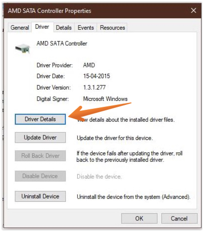 Click on Driver Details